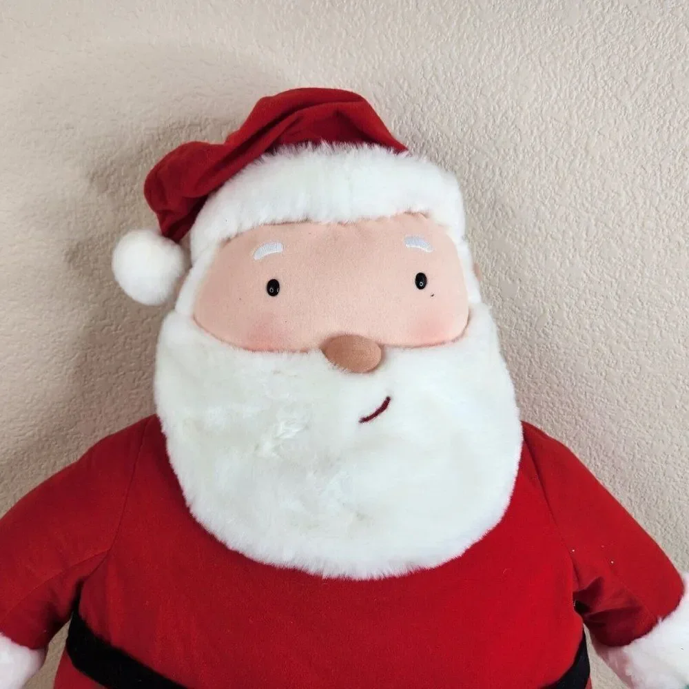 Vintage 90s Jumbo Large Plush Santa Claus 32